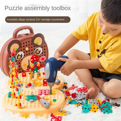 Trousse à outils de réparation et d'assemblage Montessori