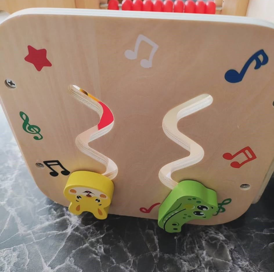 Fidtoy Wooden Educational Activity Cube Box Montessori inspired Toy