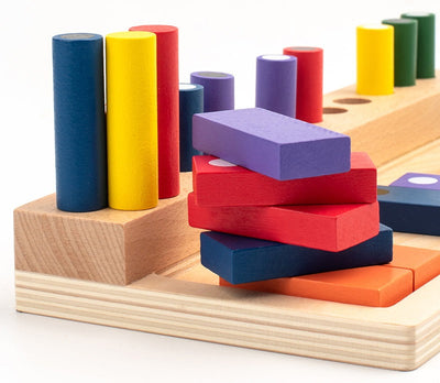 Montessori Sequence Sorter Memory Colour Sorting Board