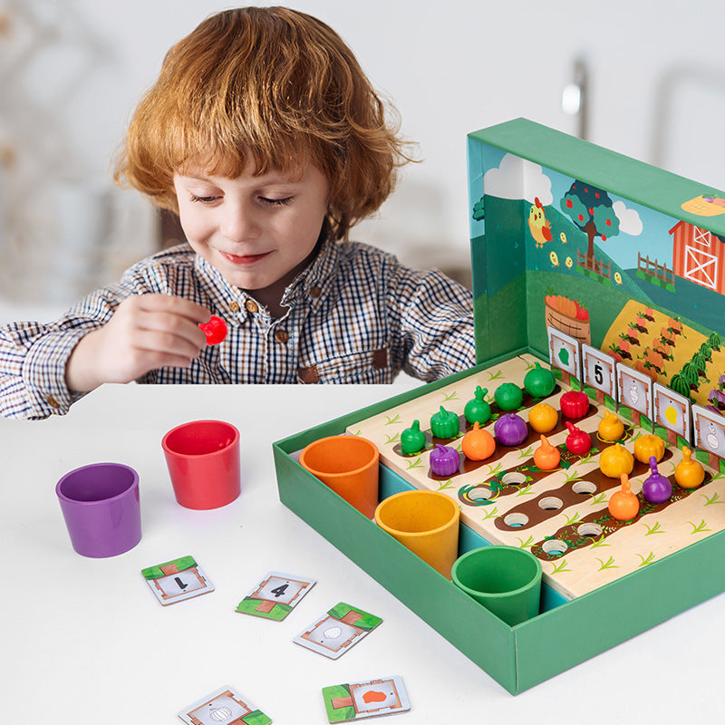 EduFarm – Aprender Jugando – Juego de Contar y Colorear Montessori