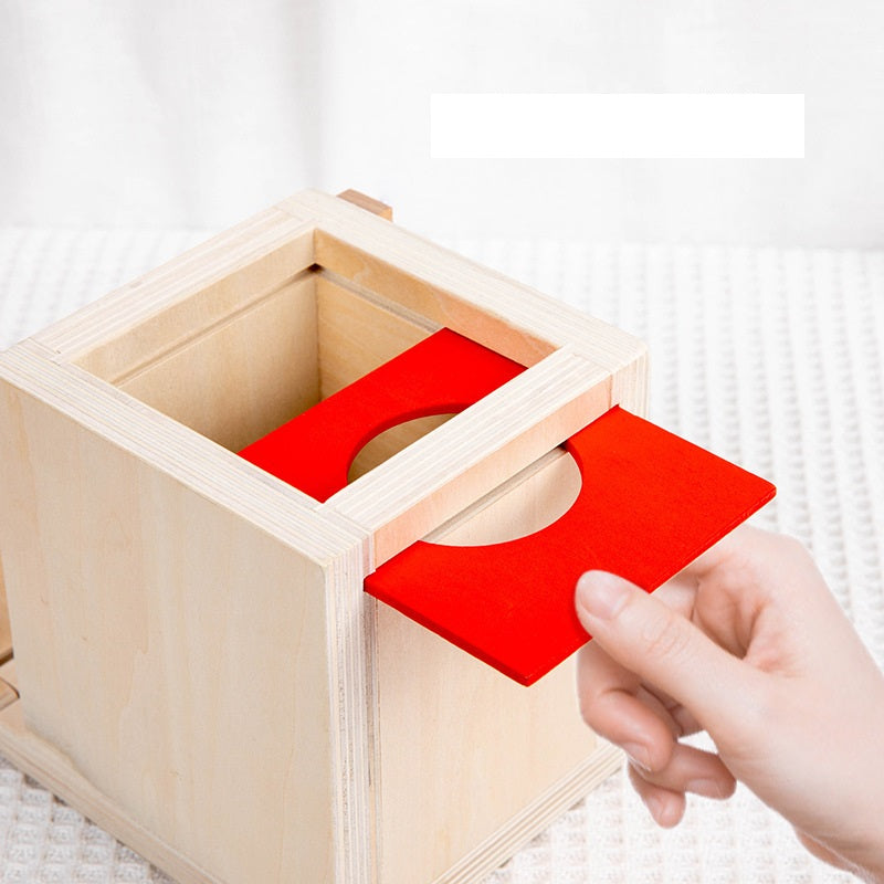 Boîte d'activité Montessori 4 en 1 interchangeable pour la permanence de l'objet, jouet d'activité sensorielle géométrique pour le développement de la motricité fine des enfants !
