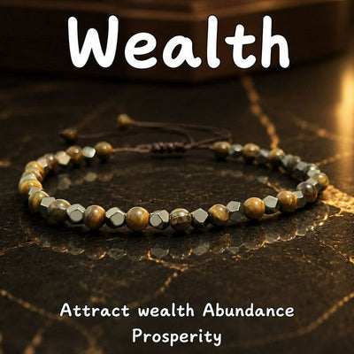Buddha Stones Tiger Eye Black Magnetite Braided Confidence Adjustable Bracelet - Tiger Eye (Wrist Circumference: 5.9-7.9 in/15-20 cm) - image 0