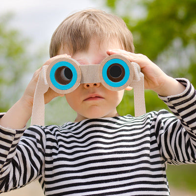 Juguete Binoculares de Madera para Niños