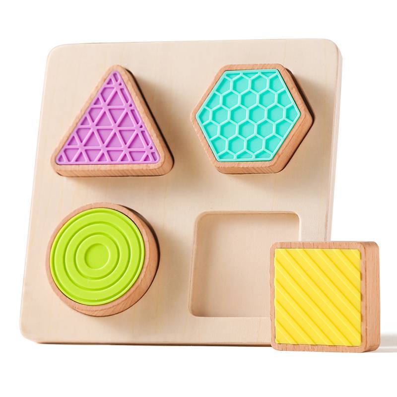 Wooden Toddler Basic Block Shape Puzzle Sorter