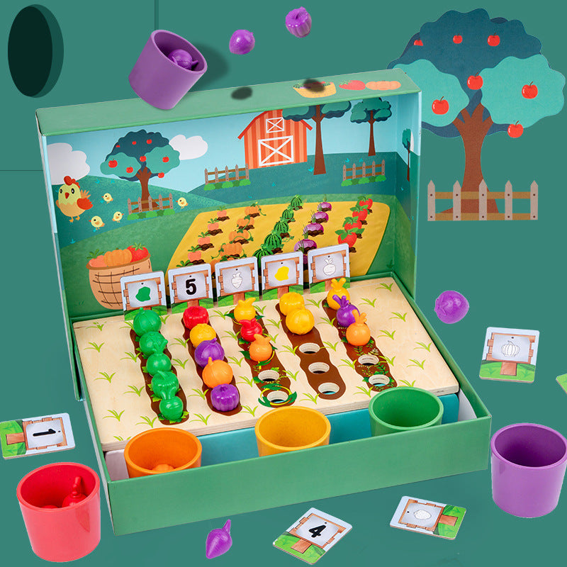 EduFarm – Aprender Jugando – Juego de Contar y Colorear Montessori