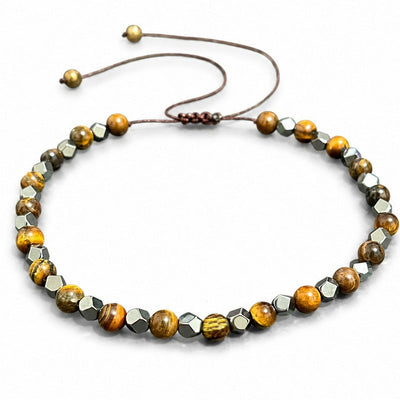 FREE Today: Confidence and Courage Tiger Eye Black Magnetite Braided Adjustable Bracelet - image 4