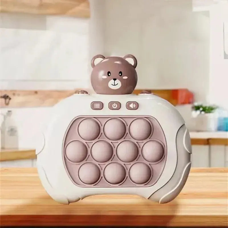 Fidtoy QuickPush Game Console for Kids – Hand-Eye Coordination, Reflex, Memory, and Speed Development