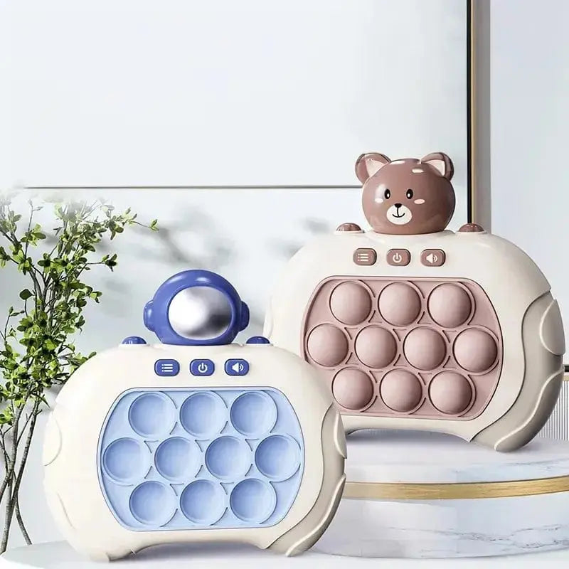 Fidtoy QuickPush Game Console for Kids – Hand-Eye Coordination, Reflex, Memory, and Speed Development