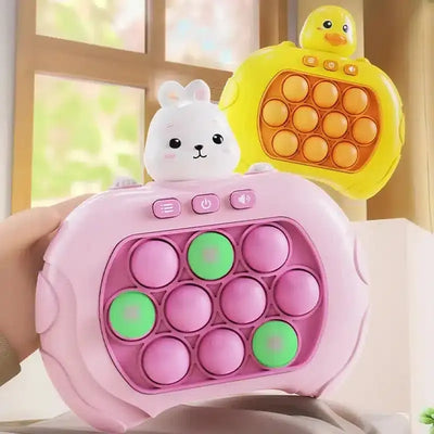 Fidtoy QuickPush Game Console for Kids – Hand-Eye Coordination, Reflex, Memory, and Speed Development