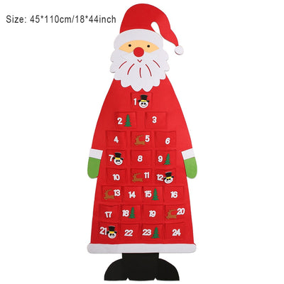 Fidtoy Felt Christmas Tree Set for Kids – DIY Holiday Ornaments, Interactive Toddler Gift