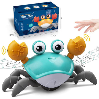 Jouet interactif rampant Fidtoy pour bébé avec lumières, musique, rechargeable par USB, pour le temps sur le ventre