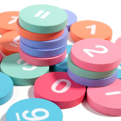 Fidtoy Ten Frame Math Game Montessori Number Learning Toy