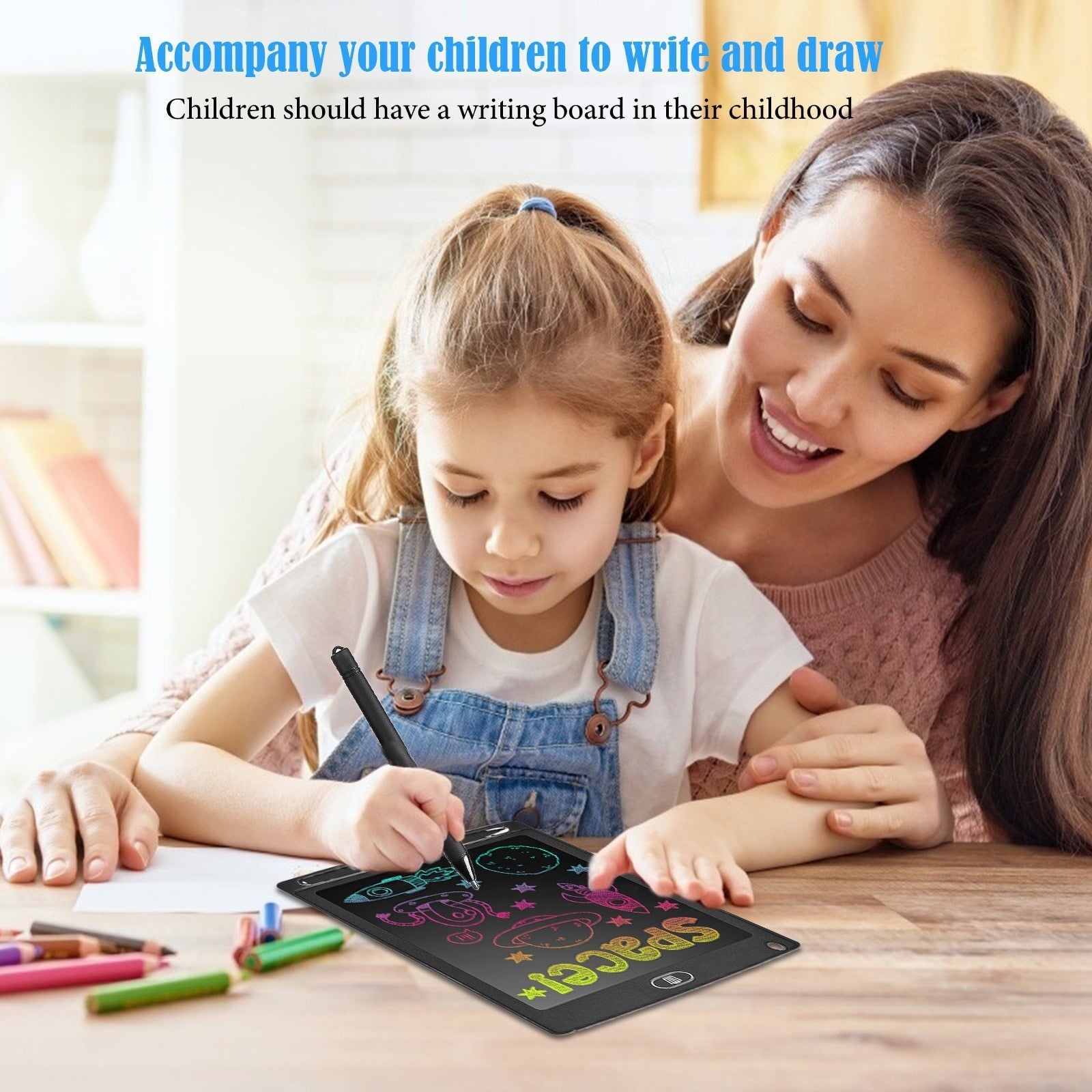 Tableta de dibujo LCD para juguetes infantiles