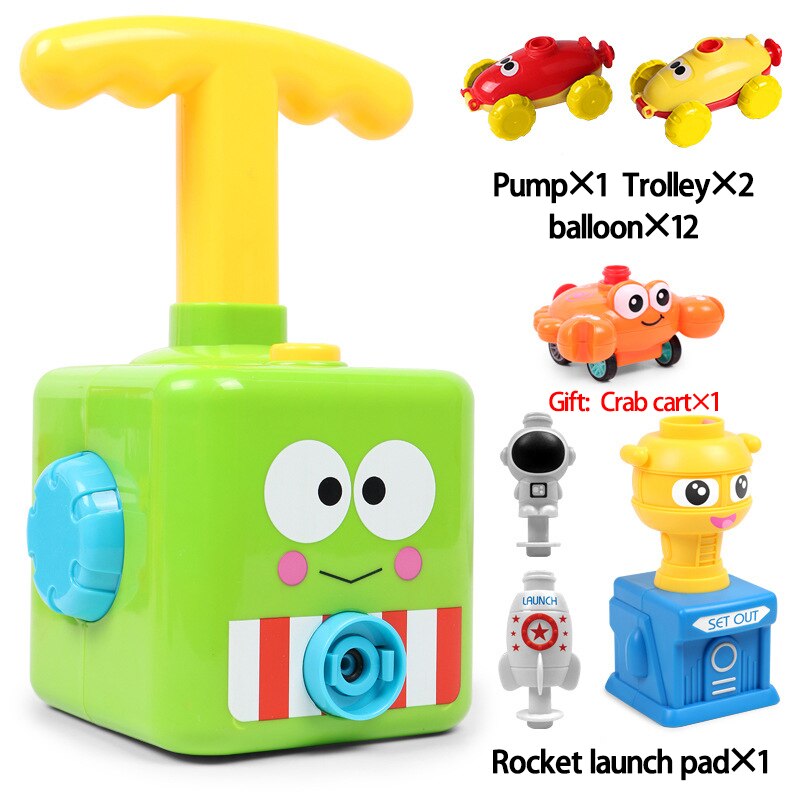Children's Balloon Powered Launch Car