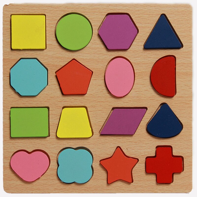 Fidtoy 3D Wooden Puzzle for Kids – Alphabet, Numbers & Shapes Learning Toy for Preschoolers 3-6 Years