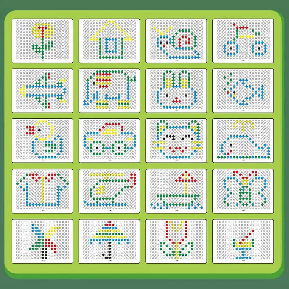 Fidtoy Magnetic Drawing Board Montessori Learning Toy for Kids