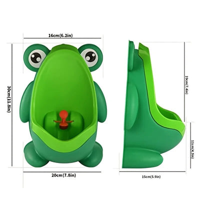 Fidtoy Frog Toddler Urinal Potty Trainer – Fun Wall Mounted Potty Training for Boys Ages 2–5