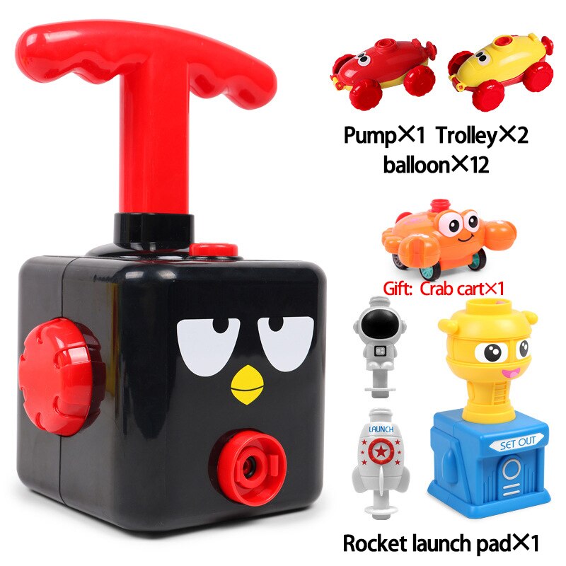 Children's Balloon Powered Launch Car
