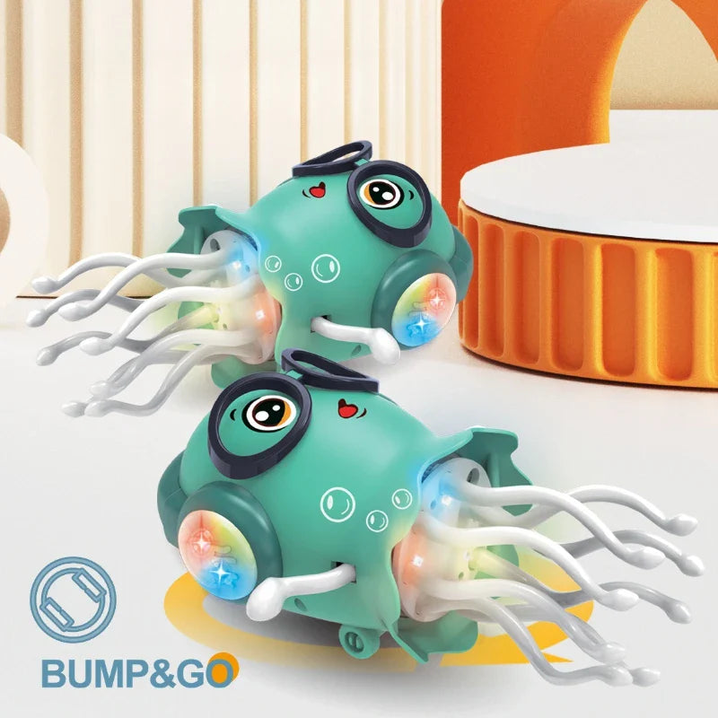 Fidtoy Jouet Pieuvre Électrique Dansante avec Lumières et Musique pour Enfants