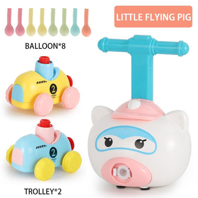 Children's Balloon Powered Launch Car