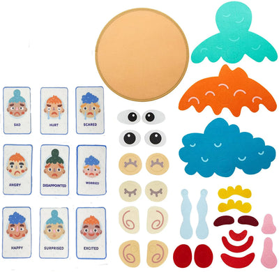 Fidtoy Facial Expression Game Montessori Emotion Learning Toy