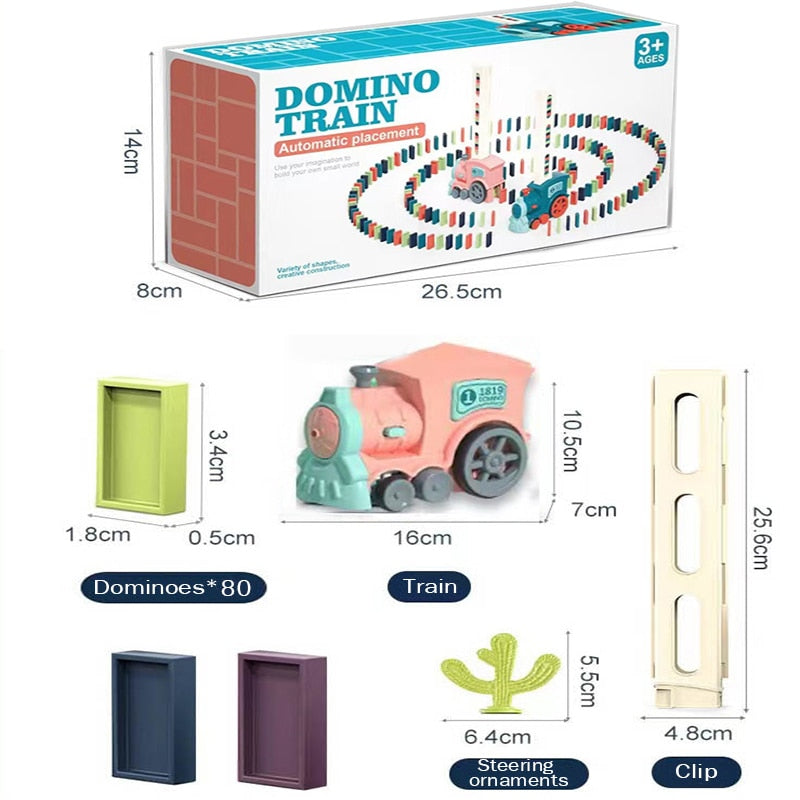 Montessori Domino Train Set Toy