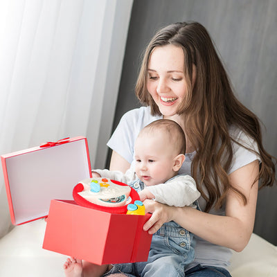 Volante de juguete de simulación para asiento trasero de coche con luz y música, juguetes educativos tempranos, regalos divertidos para niños