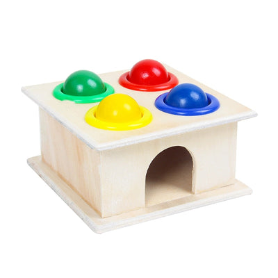 Juguete de Bolas con Martillo de Madera para Niños