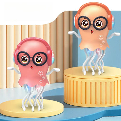 Fidtoy Jouet Pieuvre Électrique Dansante avec Lumières et Musique pour Enfants
