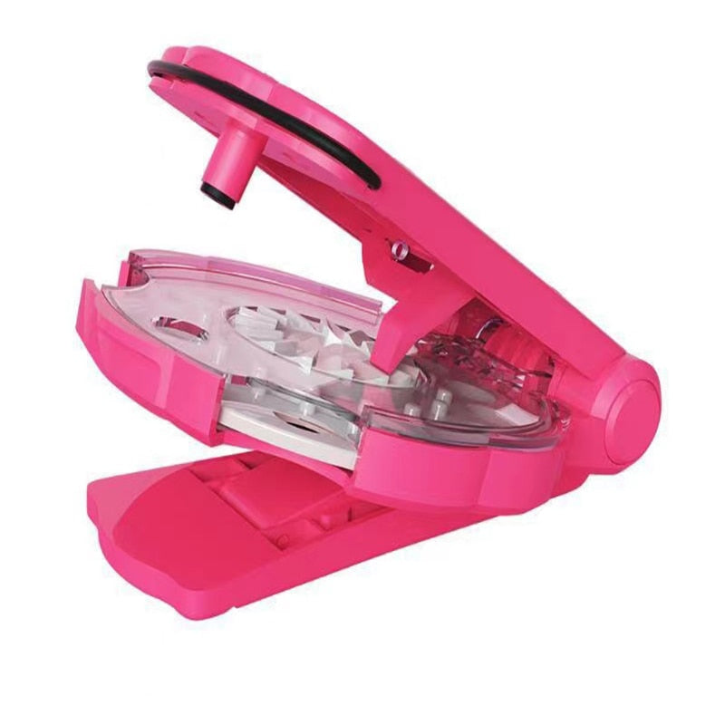 Máquina engrapadora para decoración de cabello con diamantes brillantes