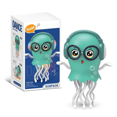 Fidtoy Jouet Pieuvre Électrique Dansante avec Lumières et Musique pour Enfants