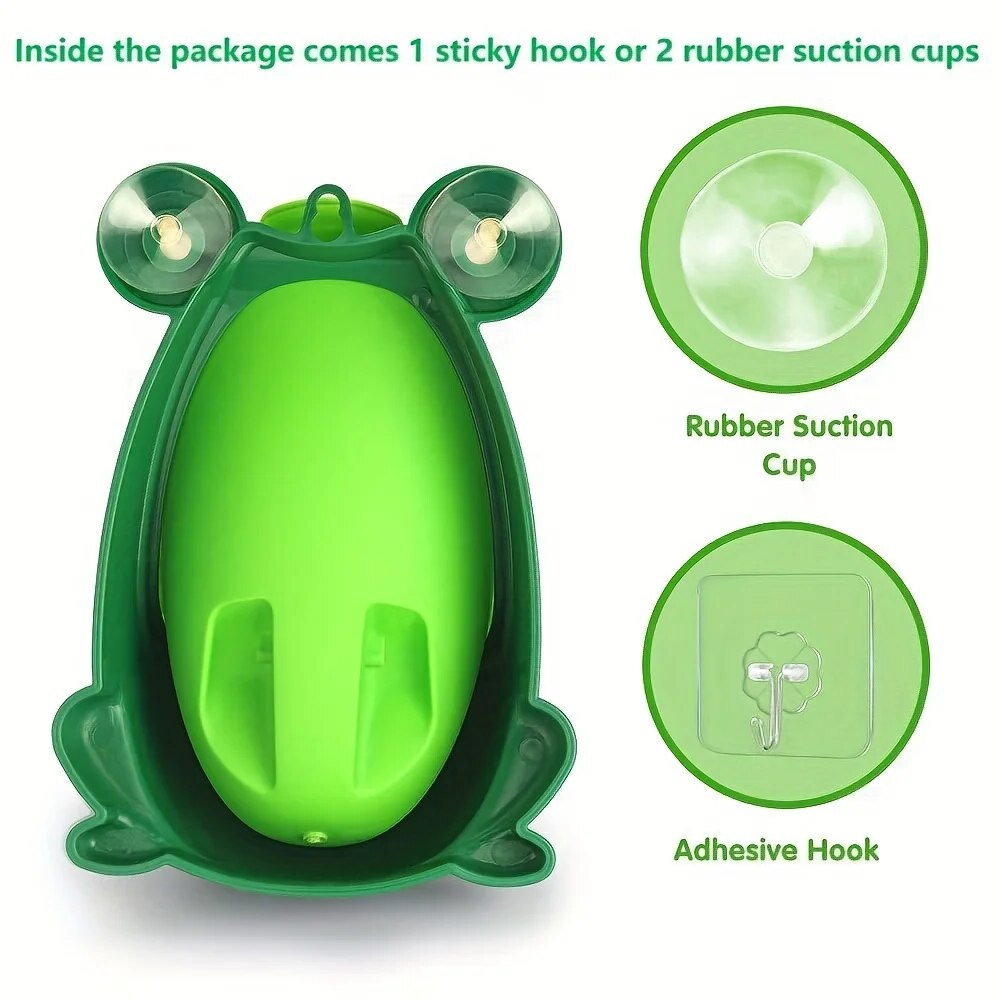 Fidtoy Frog Toddler Urinal Potty Trainer – Fun Wall Mounted Potty Training for Boys Ages 2–5