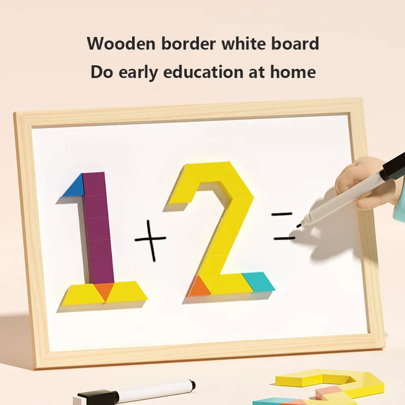 Bloques Magnéticos de Madera Fidtoy - Juguete Educativo Creativo para Niños