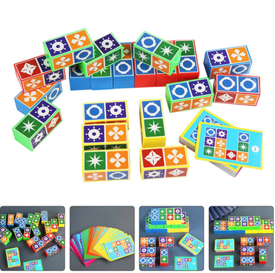 CubeGame™ - ¡Encuentra la pareja correcta! - Juego de bloques