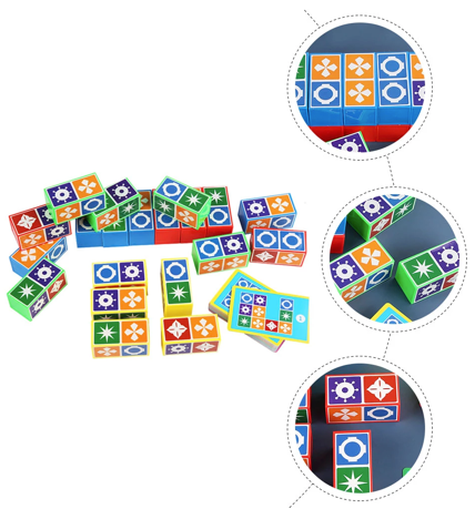 CubeGame™ - ¡Encuentra la pareja correcta! - Juego de bloques