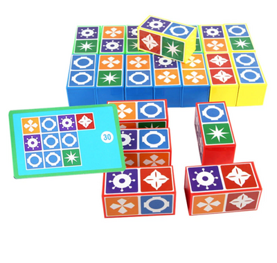CubeGame™ - ¡Encuentra la pareja correcta! - Juego de bloques