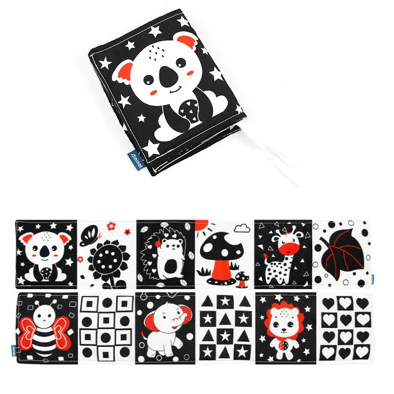 Fidtoy Soft 3D Crinkle Cloth Books | Sensory Learning Toy for Babies 0-12 Months