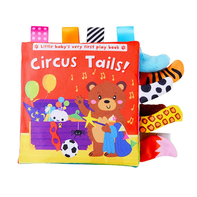 Fidtoy Soft 3D Crinkle Cloth Books | Sensory Learning Toy for Babies 0-12 Months