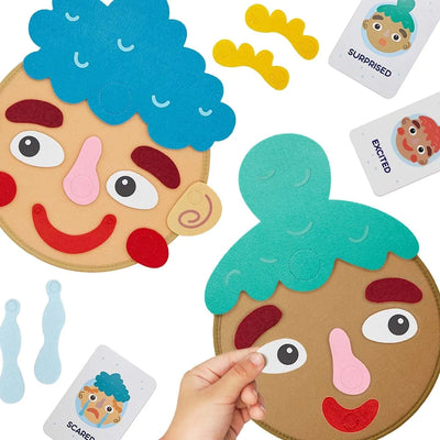Fidtoy Facial Expression Game Montessori Emotion Learning Toy