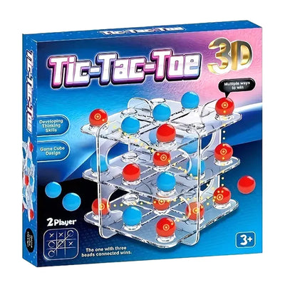 Fidtoy 3D Tic-Tac-Toe Mind Twisting Game for Kids