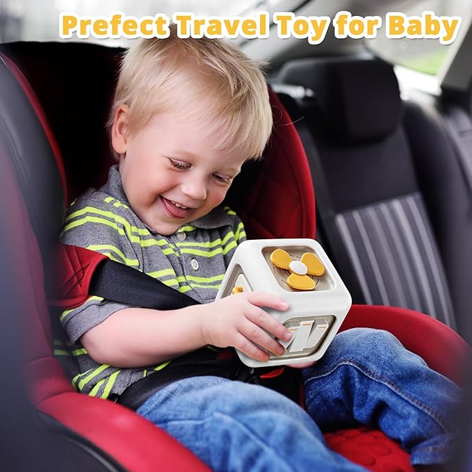 Fidtoy Montessori Busy Cube for Babies and Toddlers