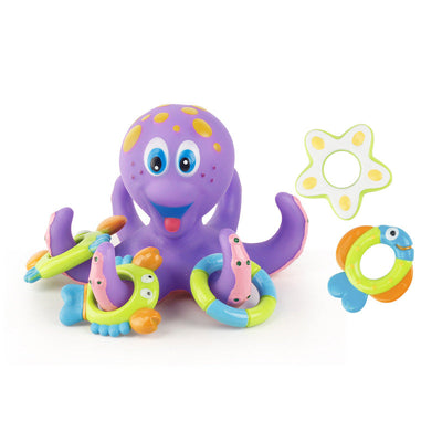Juego de juguetes de baño de pulpo Fidtoy para niños pequeños
