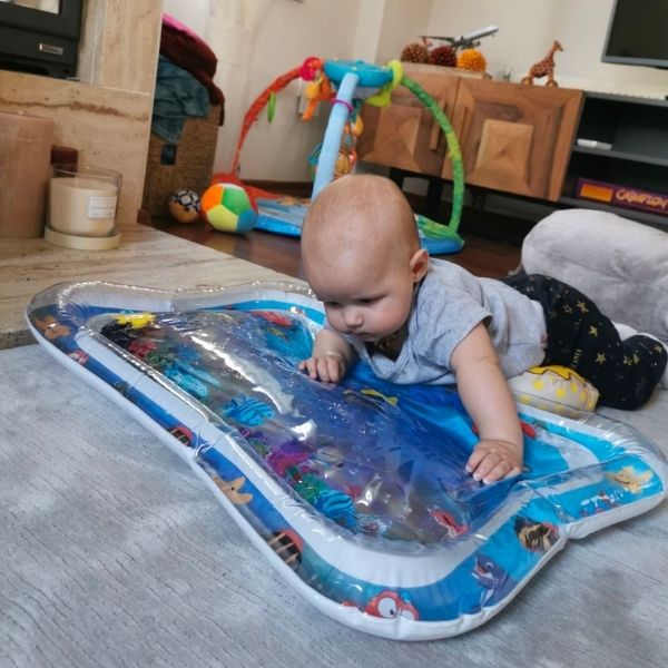 Fidtoy Tummy Time Water Mat for Babies 3-12 Months Sensory Play