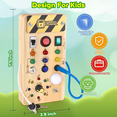 Fidtoy Montessori Switch Board for Toddlers