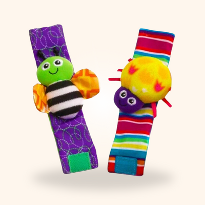Juego de sonajeros para muñecas y pies de bebé Fidtoy