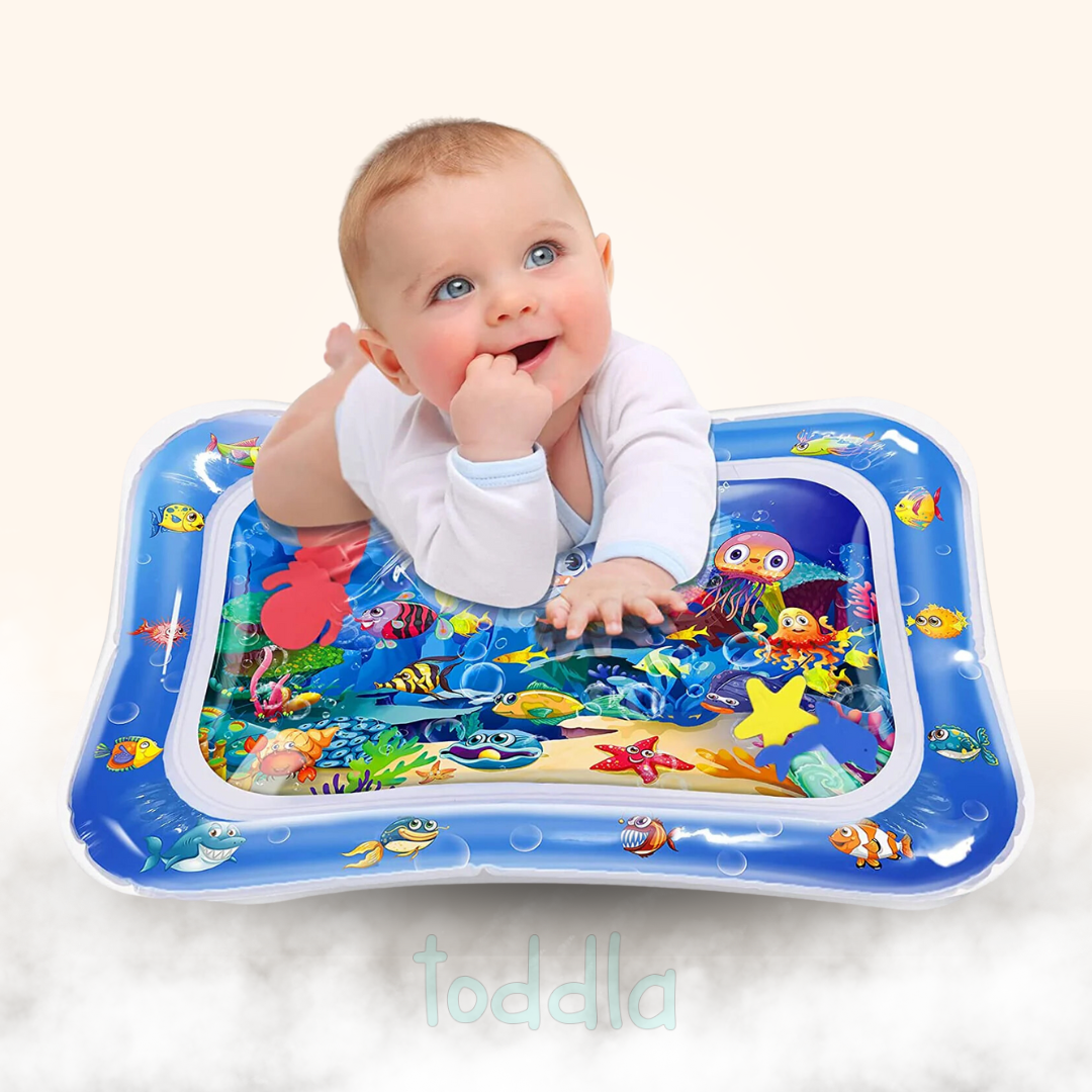 Fidtoy Tummy Time Water Mat for Babies 3-12 Months Sensory Play