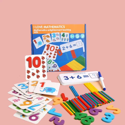 Jeu d'orthographe Treehole/J'aime les Mathématiques - Jouets Éducatifs Mathématiques