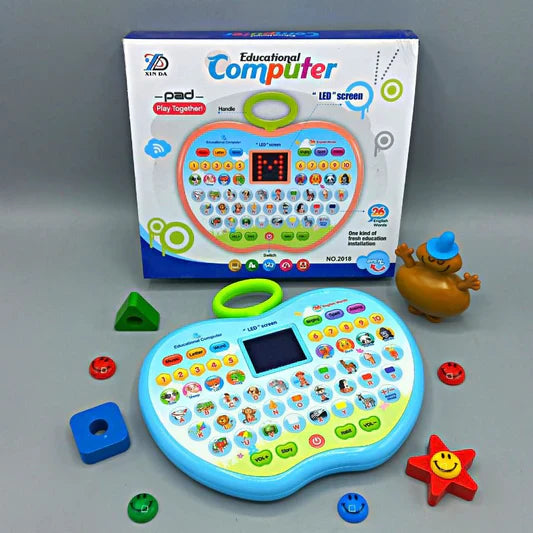 Fidtoy Ordinateur Éducatif Apple avec Écran LED pour Enfants