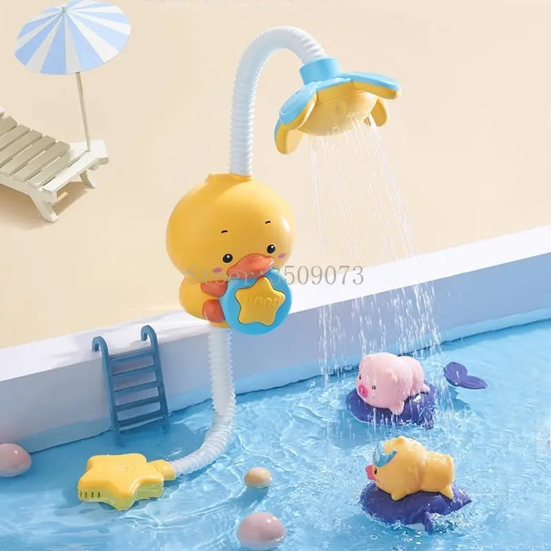 Fidtoy Little Bado / Poussin Water Jet Sprinkler – Interactive Bath Toy for Toddlers