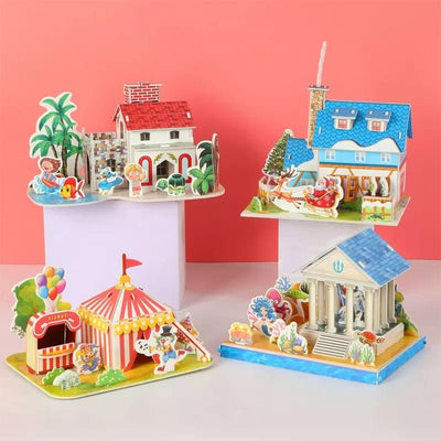 DIY 3D Villa Foam Puzzle Set - 488